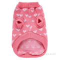 Latest Cute Pink Knitted Princess Style Dog Sweater